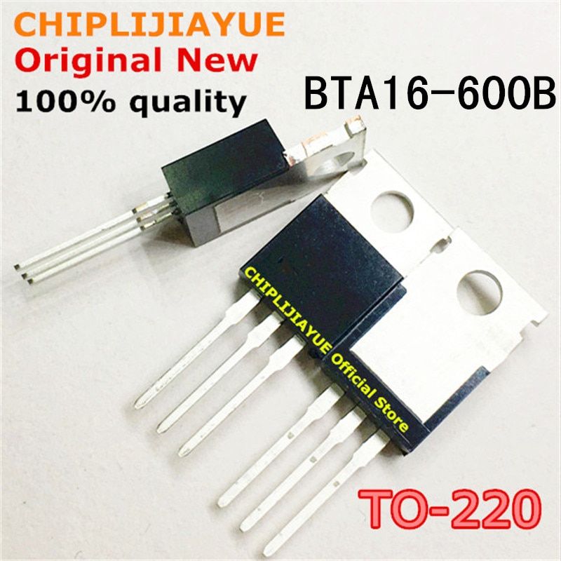 5PCS BTA16-600B TO220 BTA16-600 BTA16 600B TO-220 and IC Chipset