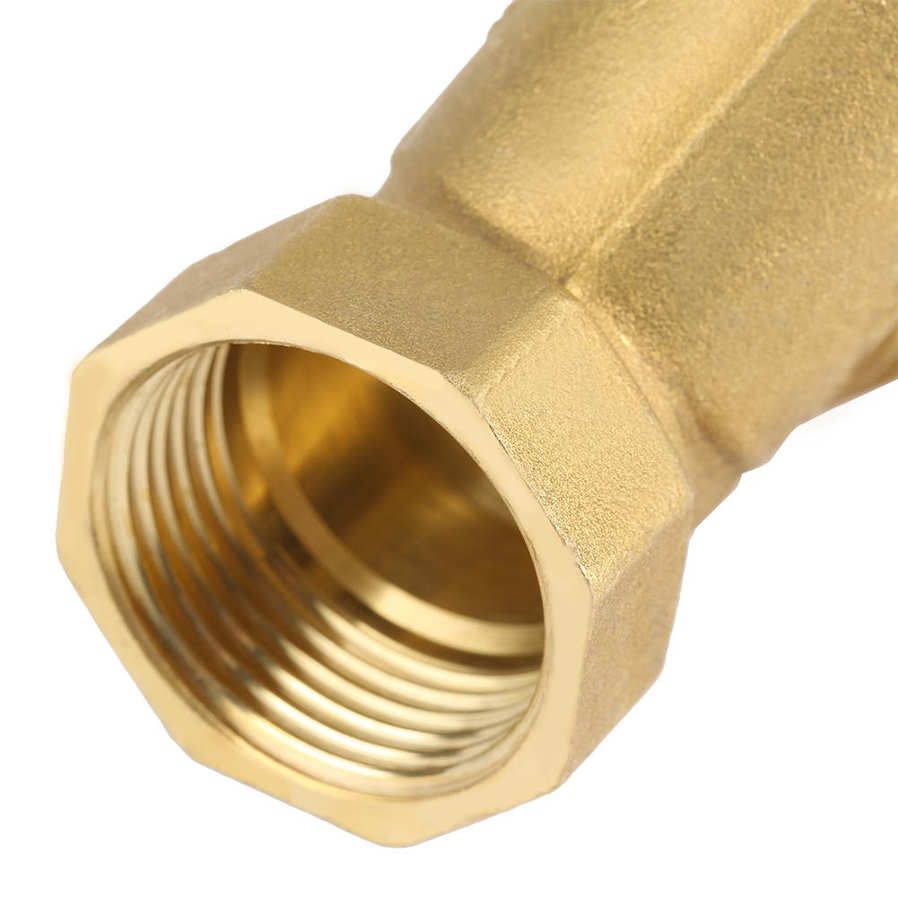 Filter Valve Connector 1\" BSPP Thread 1.6MPa 7*7.5cm Brass Strainer High Precision Standardized Threads for Oil Water