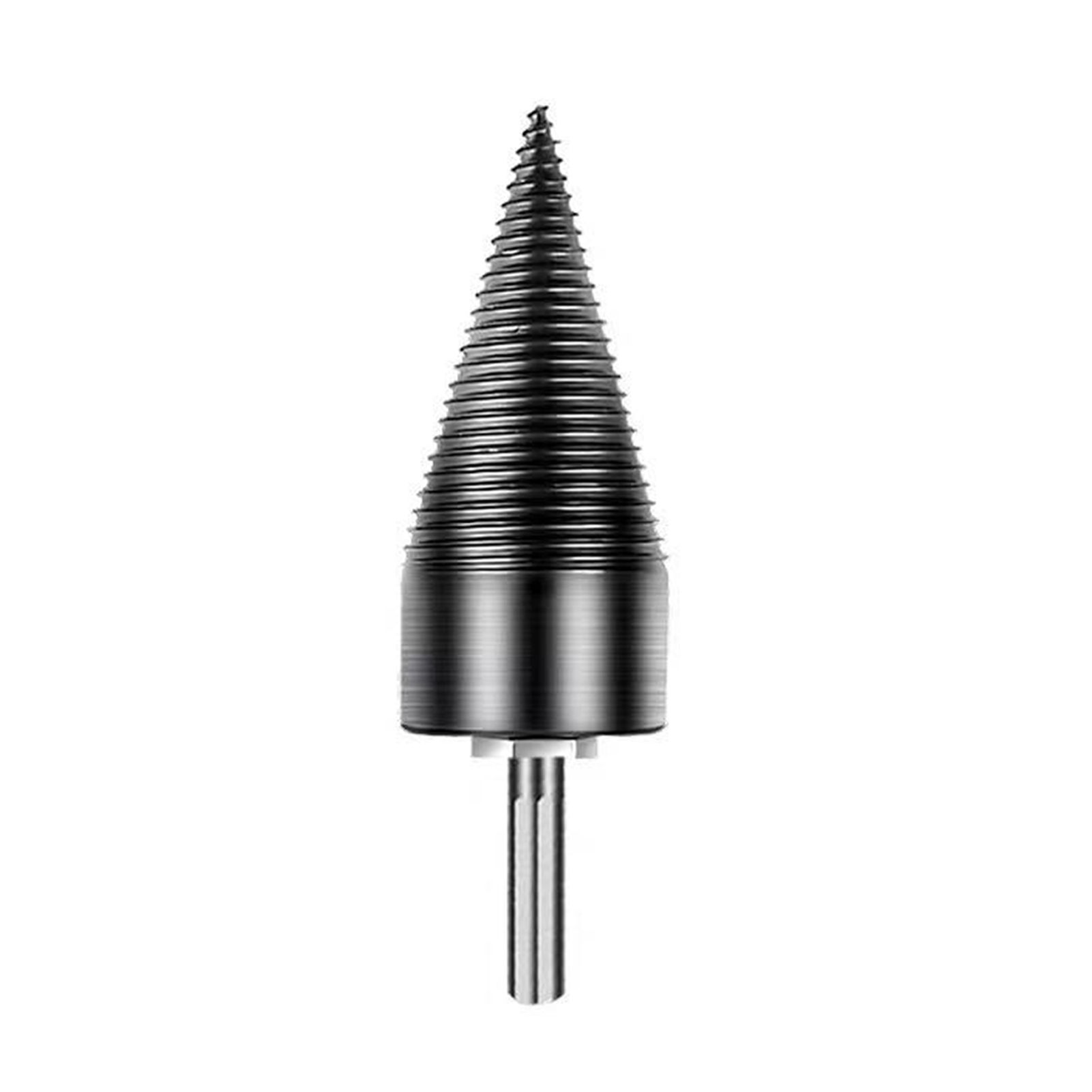 Wood Splitter Drill Bit 32mm/42mm Conical Steel Firewood Splitting Tool for Woodworking