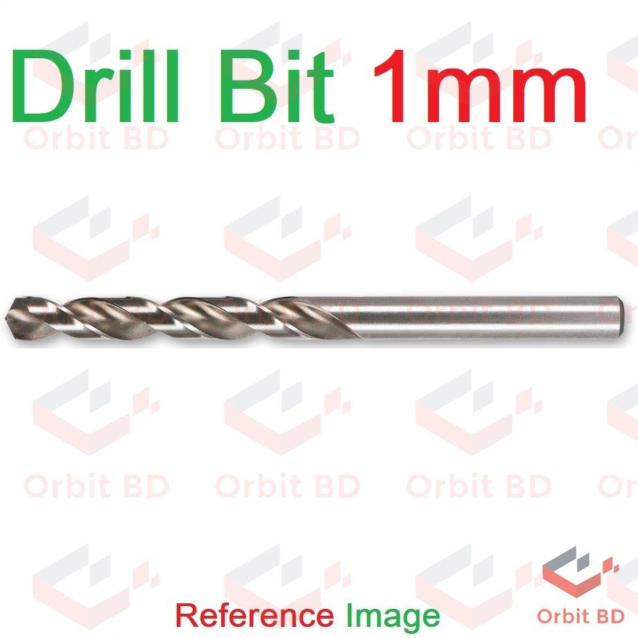 Drills Bit 1mm HSS Twist Drill Bits 1mm High Speed Steel With 1mm Shank For Drill Machine Chuck