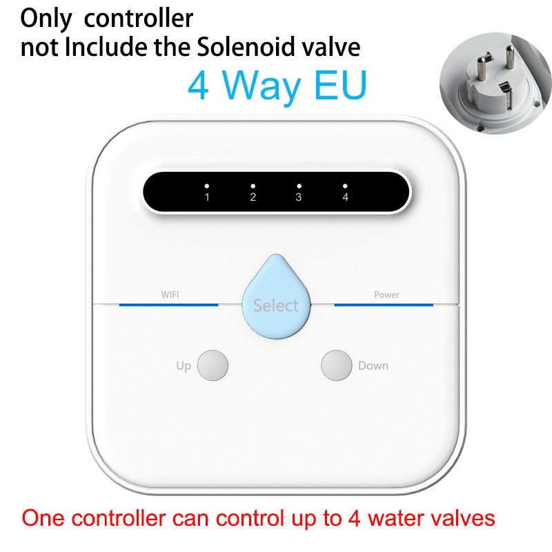 WIFI Connect Smart Watering Timer Garden Irrigation Controller Waterproof Water Valve Irrigation Timer Smart Watering System