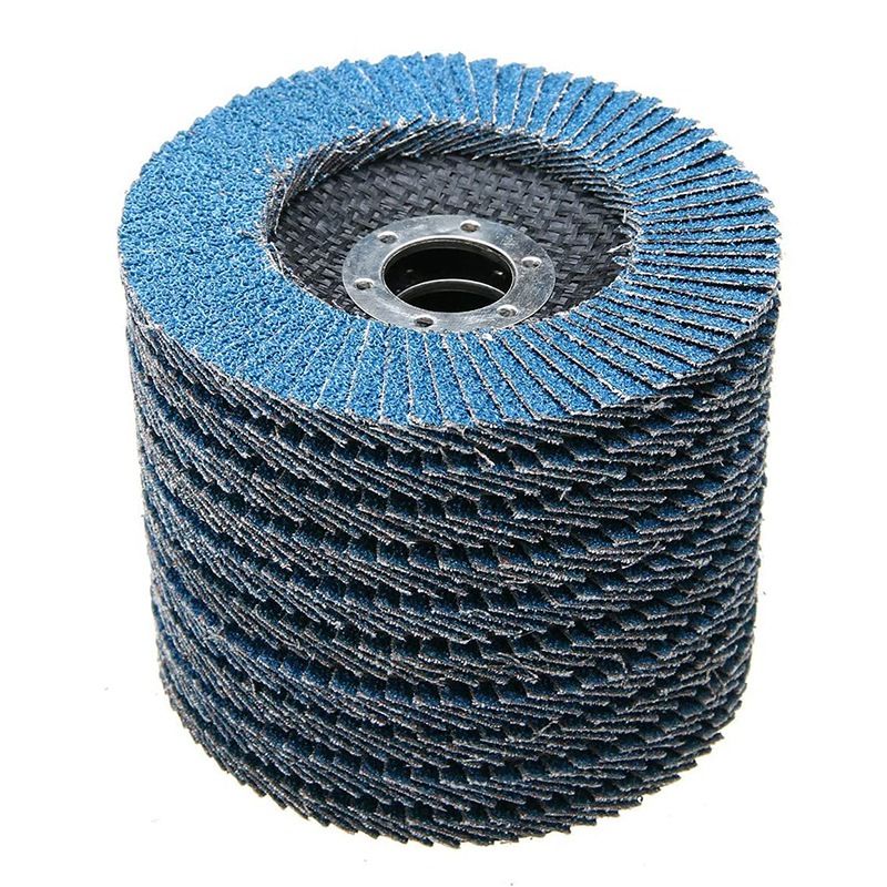 10Pcs Zirconia Oxide Flap Discs 40 Grit Industrial Abrasive Flap Sanding Discs Sanding Discs for Wood Metal Polishing