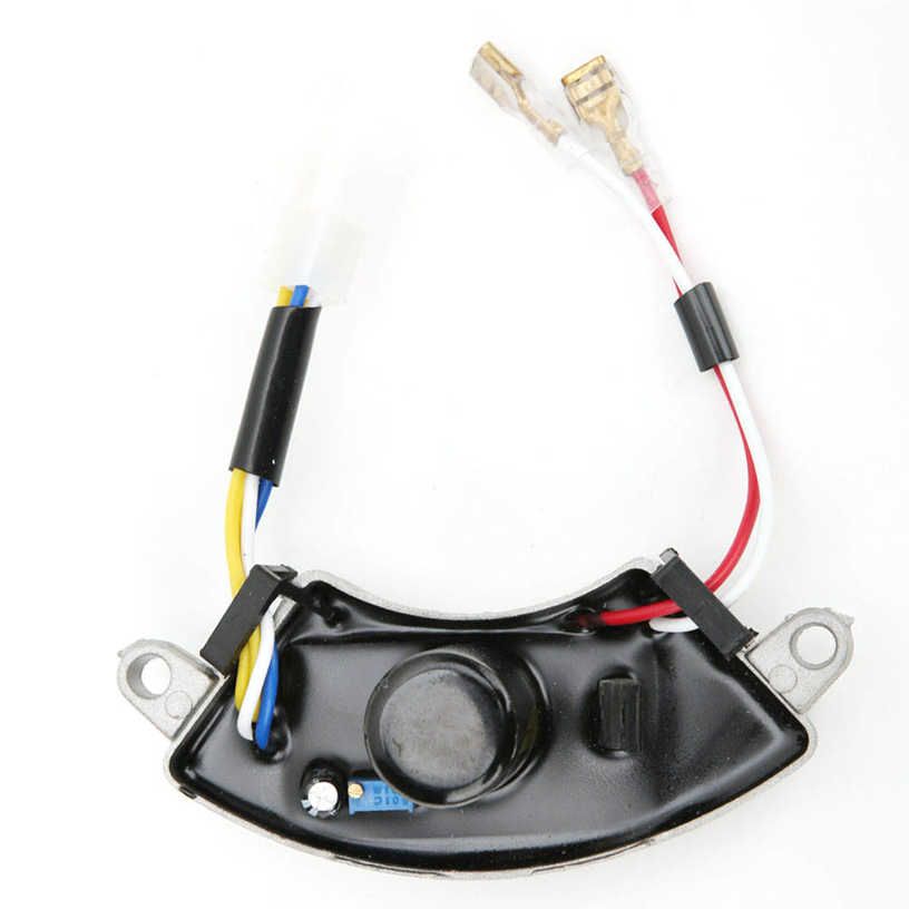 Generator Voltage Regulator 100VDC AVR Automatic Arc Shaped Stabilizer for 3.5KW-5KW Single Phase Gasoline