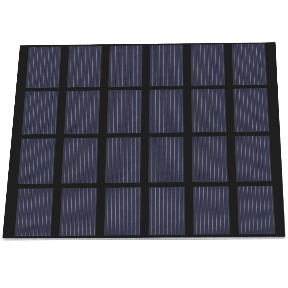 DIY Solar Panel 1.5W 6V Mini Polysilicon PET Laminated Board Charger for Outdoor