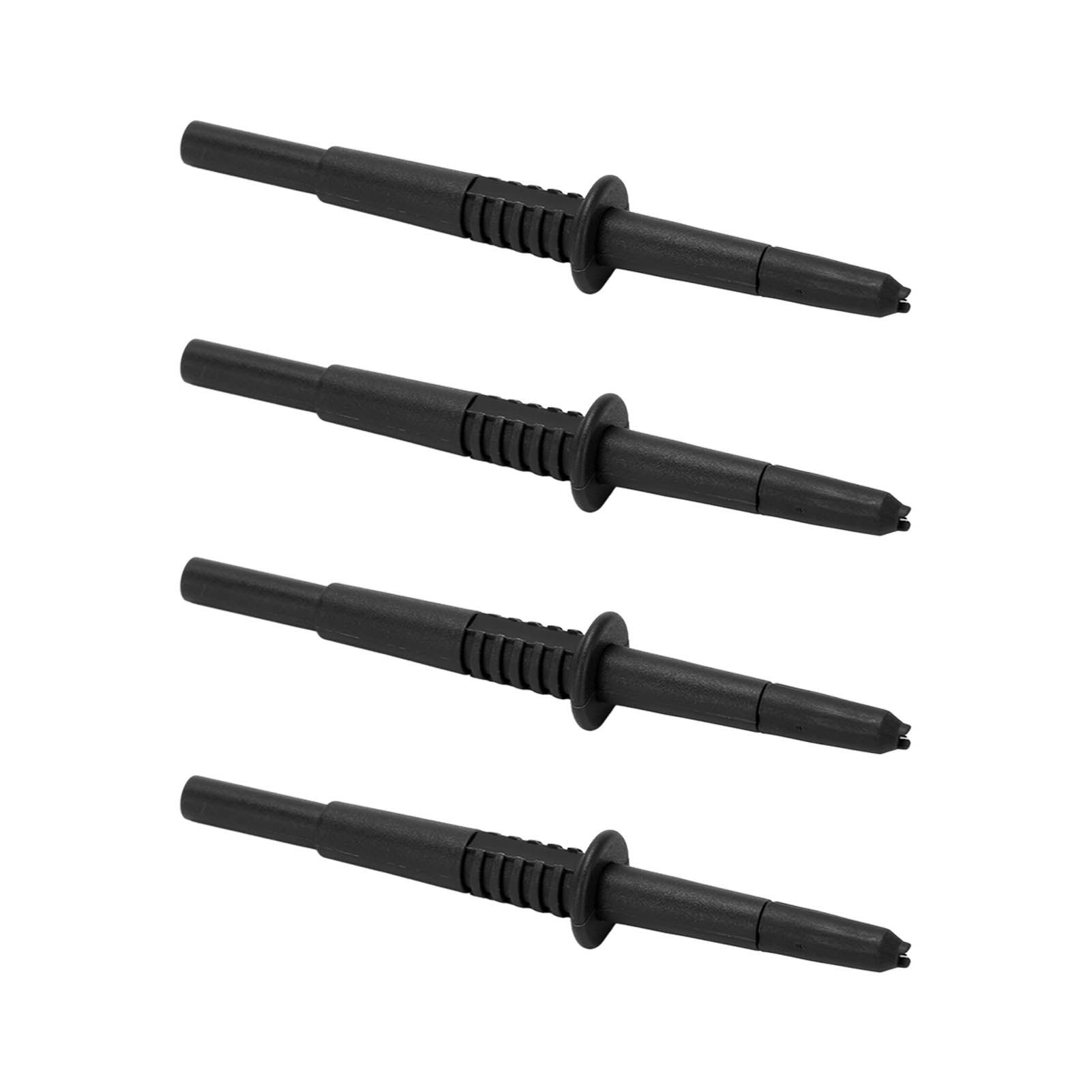 4Pcs Test Probe Pin 4mm Banana Socket Insulation Wire Piercing Probes 32A