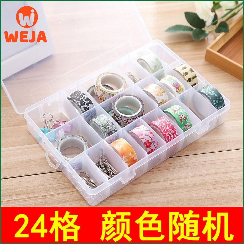 10 Grids Jewelry Box Beads Pills Nail Art Tips Storage Box Small Box Cosmetic Container Makeup Organizer Detachable Plastic box