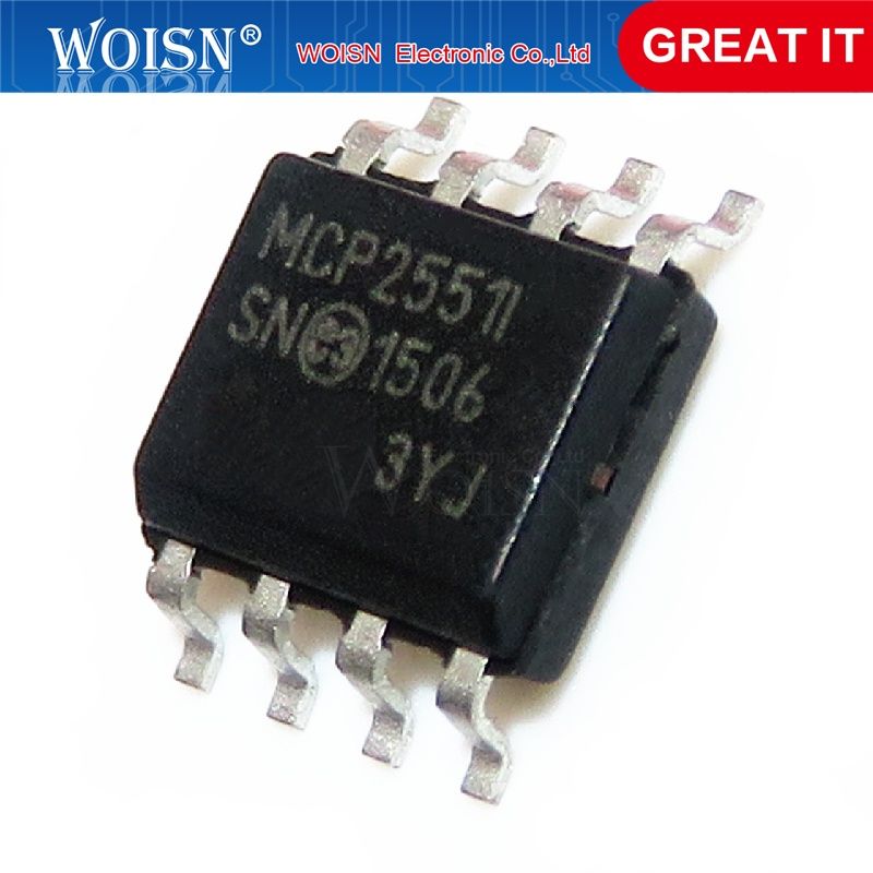 5pcs/lot MCP2551-I/SN MCP2551 SOP-8 In Stock