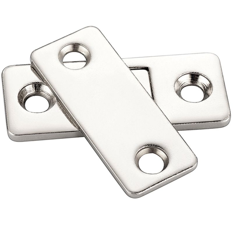 20 Sets of Ultra-Thin Strong Magnetic Door Closers Cabinet Door Hasp Latch Latch Furniture Door Magnet Stop Cabinet