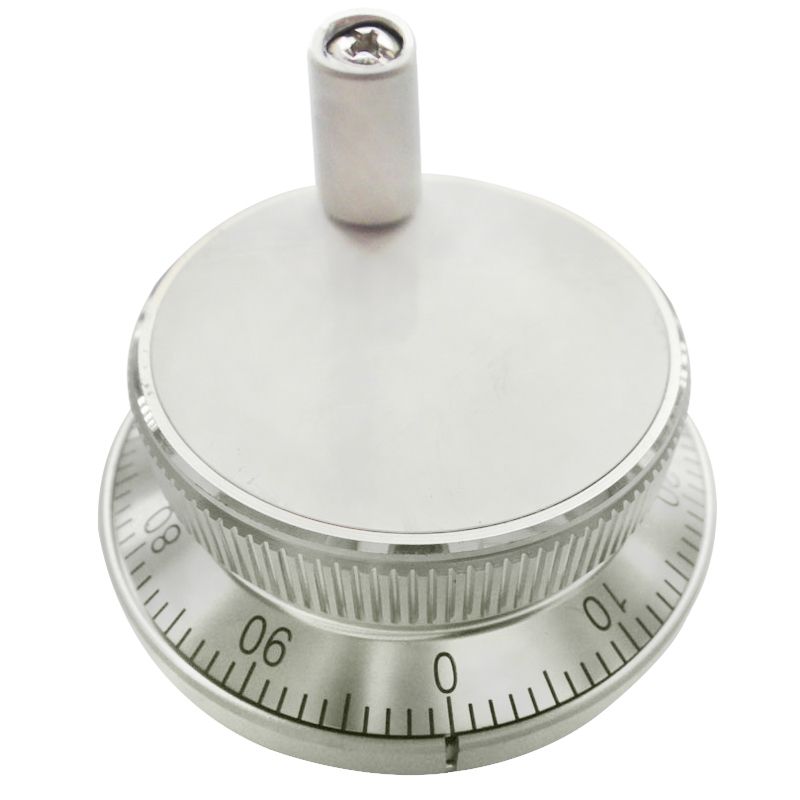 Hand Wheel Handle Kit 5V Manual Pulse Generator Cnc Machine Tool Rotary Encoder Electronic Hand Wheel,60Mm