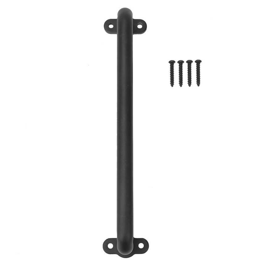 Nordic Modern Barn Wooden Door Pull Handle Retro Sliding Closet Cabinet Black