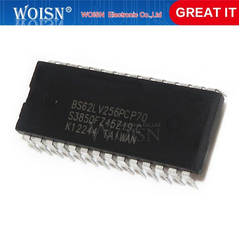 1pcs/lot BS62LV256PCP70 BS62LV256PIP-70 BS62LV256  DIP-28 In Stock