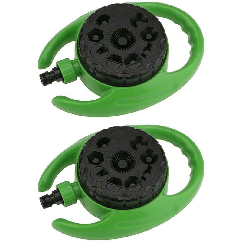 Lawn Sprinkler Automatic 360 Rotating Garden Sprinkler Flower Lawn Irrigation Garden Multi-Function Sprinkler 2 Pack