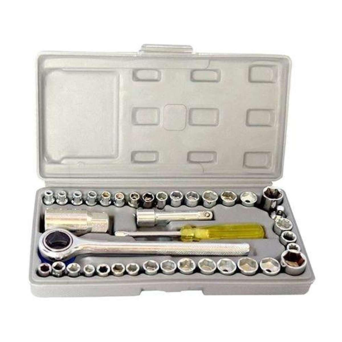 40 pcs Combination Socket Wrench Set