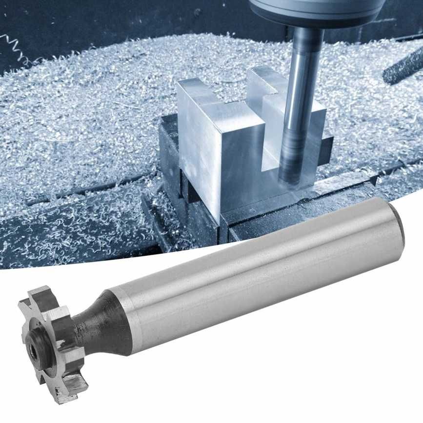 T Slot Cutter Bit Straight Shank Half‑Round Keyway HSS High Speed Steel Part 3 x 16 10mm
