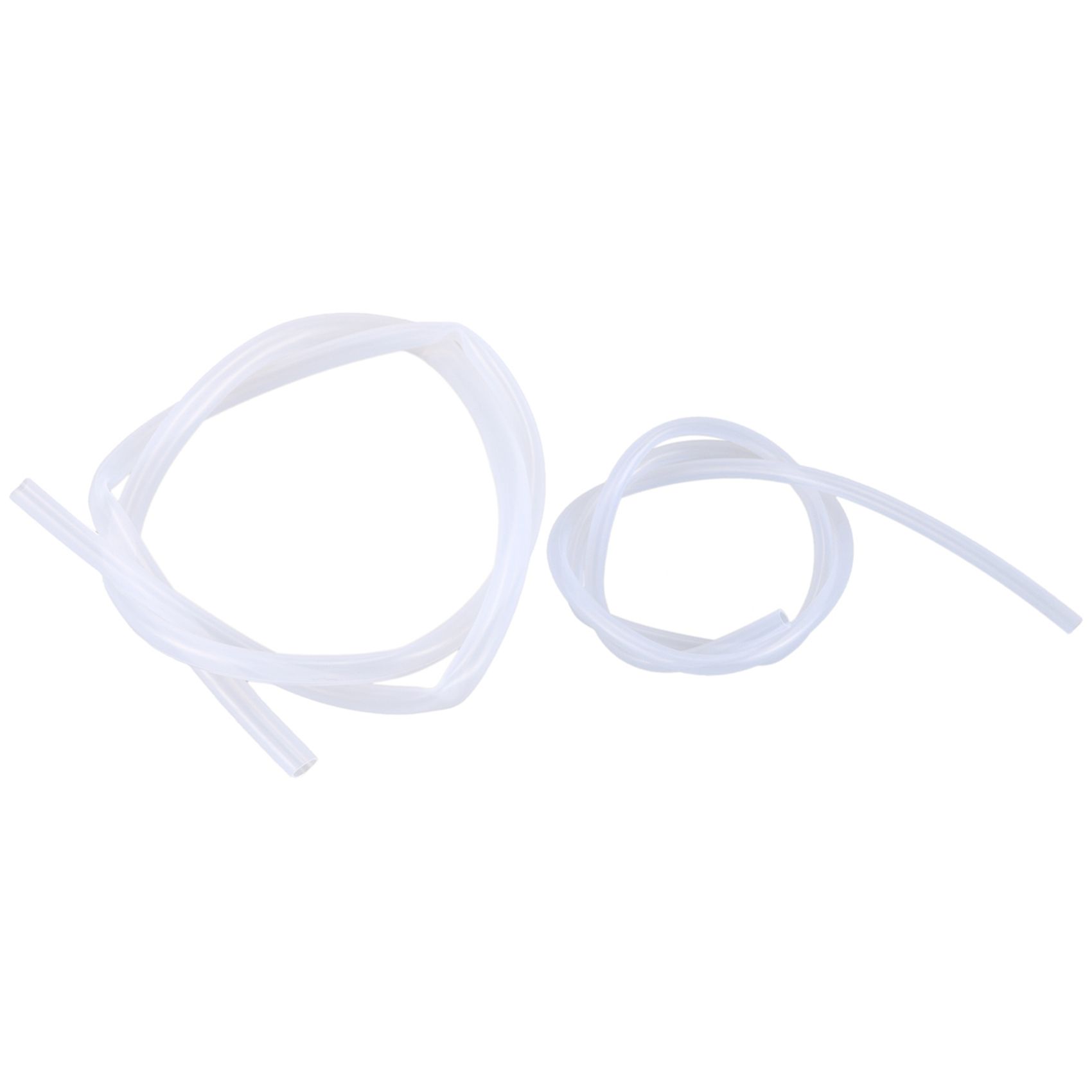 2 Rolls Silicone Food Grade Water Air Tube Hose 1 Meter, 8mm X 10mm & 6mm X 8mm