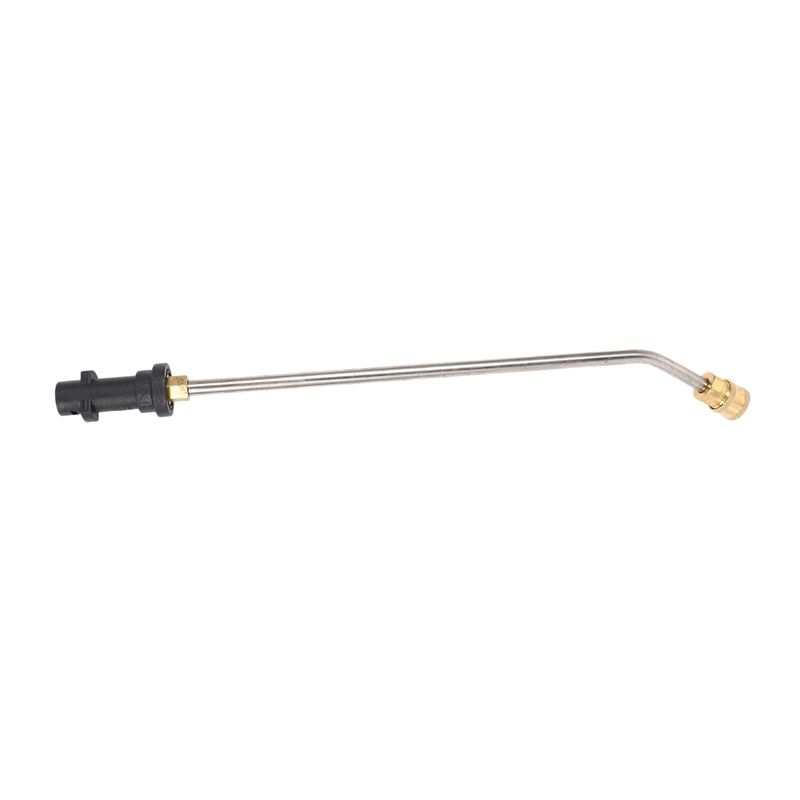 Gutter Cleaner Attachment for High Pressure Washer Gutter Cleaner Rod Angled Lance 1/4 inch Quick Connect