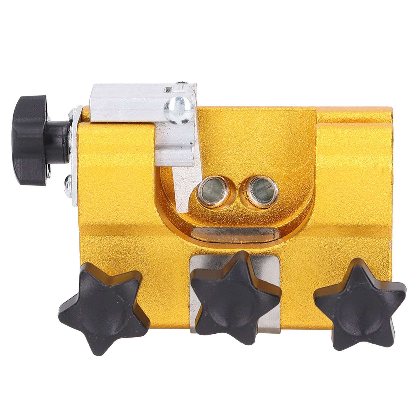 Limeng La Hand Cranked Chain Sharpener Aluminum Alloy Portable Ergonomic Saw Sharpening Tool for Chainsaws and Electric