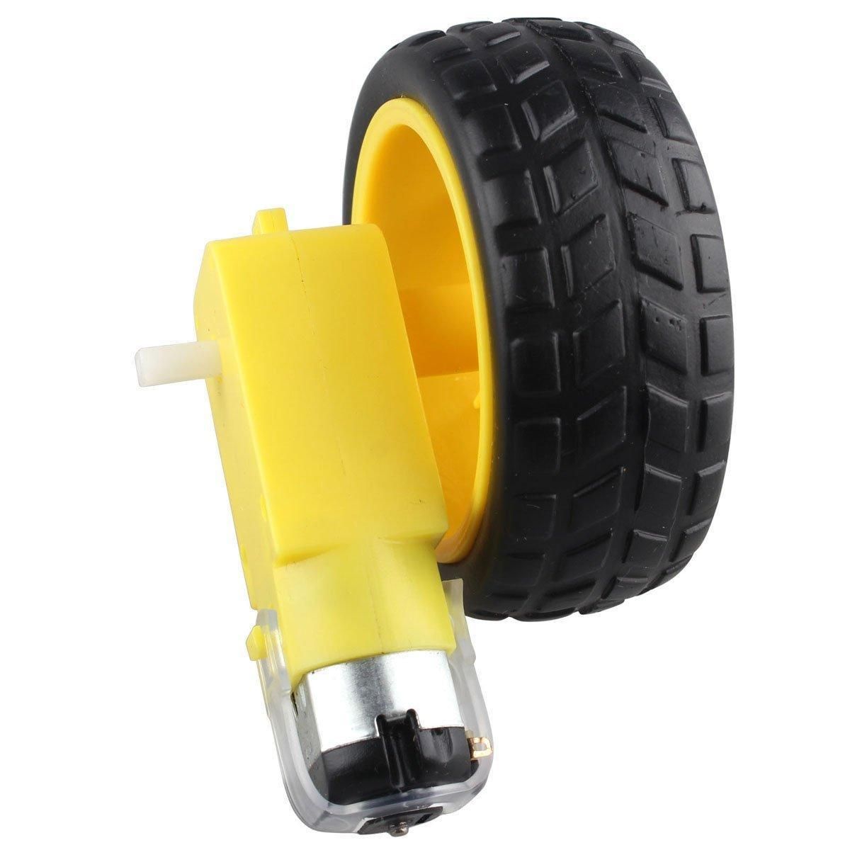 Plastic Tire Wheel with DC Motor