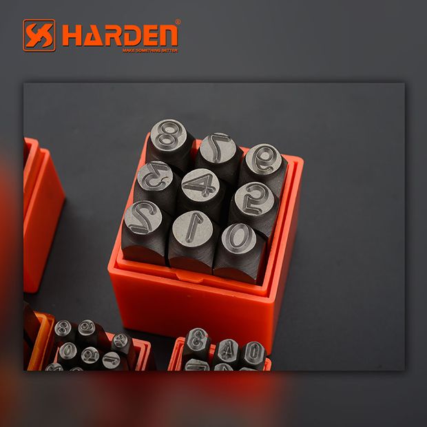 Harden Number Punch 3mm 9 pcs Set 1 Pcs-610853