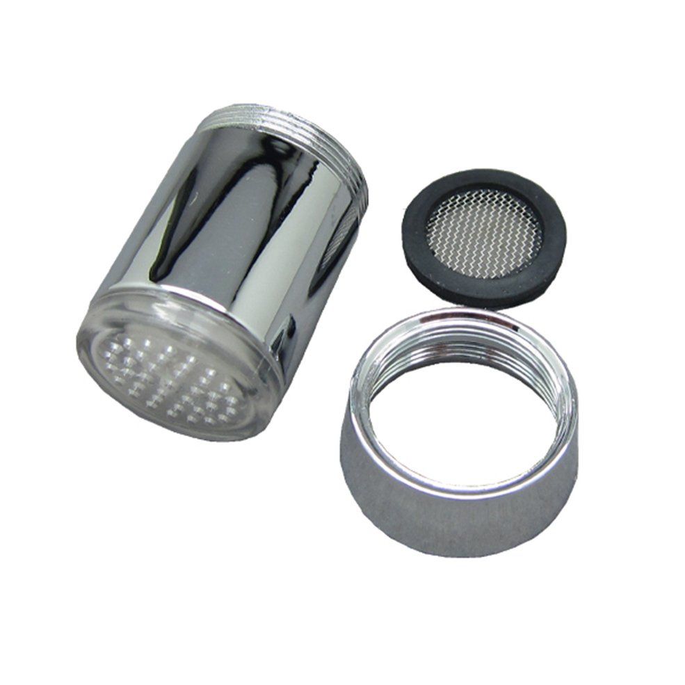 7 Colors NO batterry LED Water Faucet Tap Heads Glow LED Water Faucet Tap - Silver