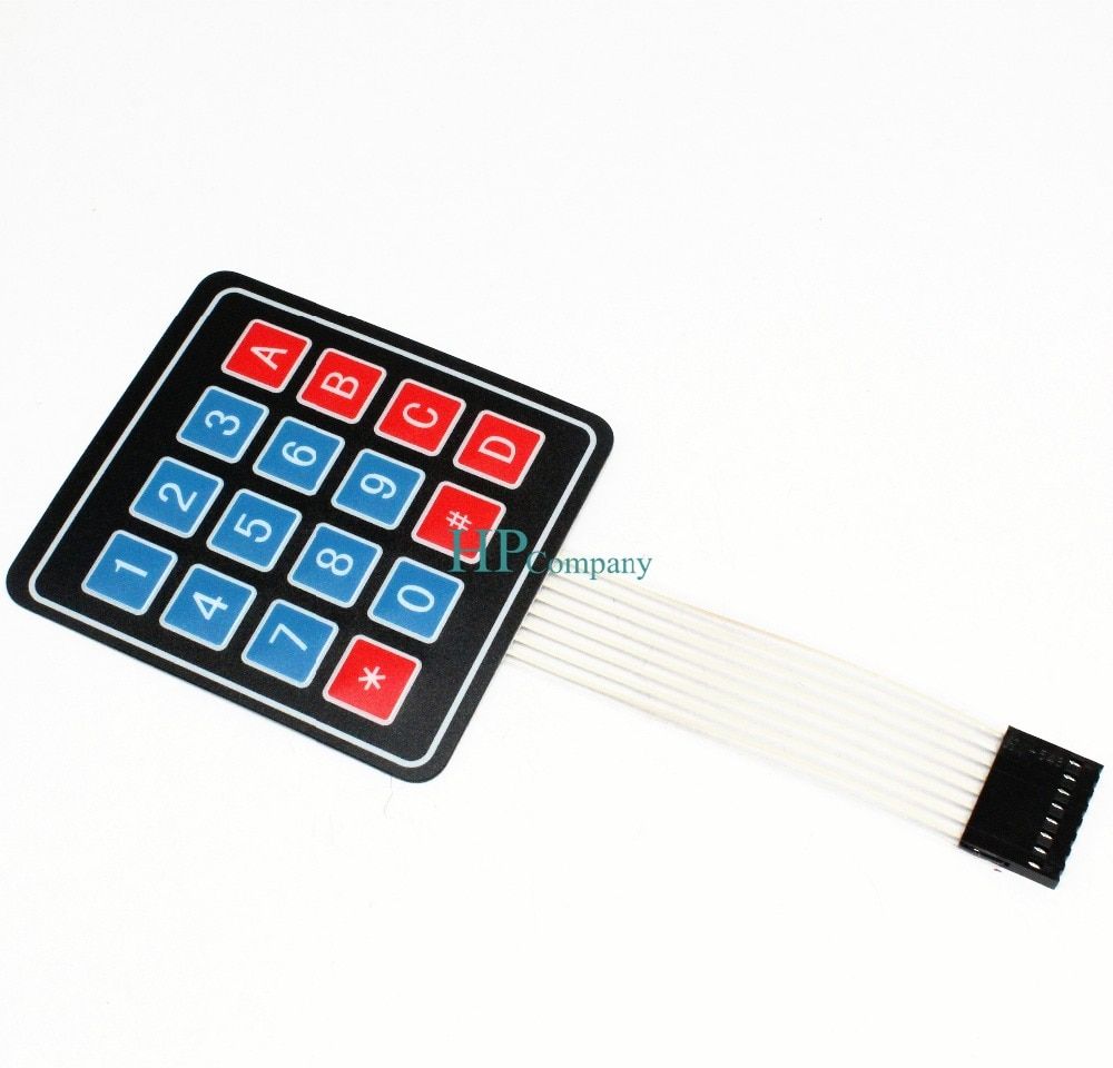 1PCS 16 Key 4*4 Membrane Switch Keypad 4*4 4X4 Matrix Array Matrix Keyboard for arduino DIY KIT