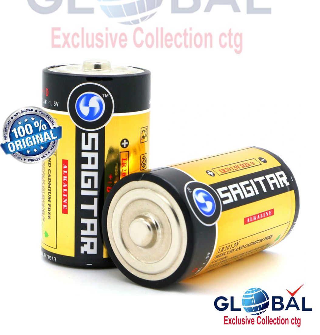 Sagitar  C size Alkaline   LR14, 1.5v  Extra Heavy duty 2pcs