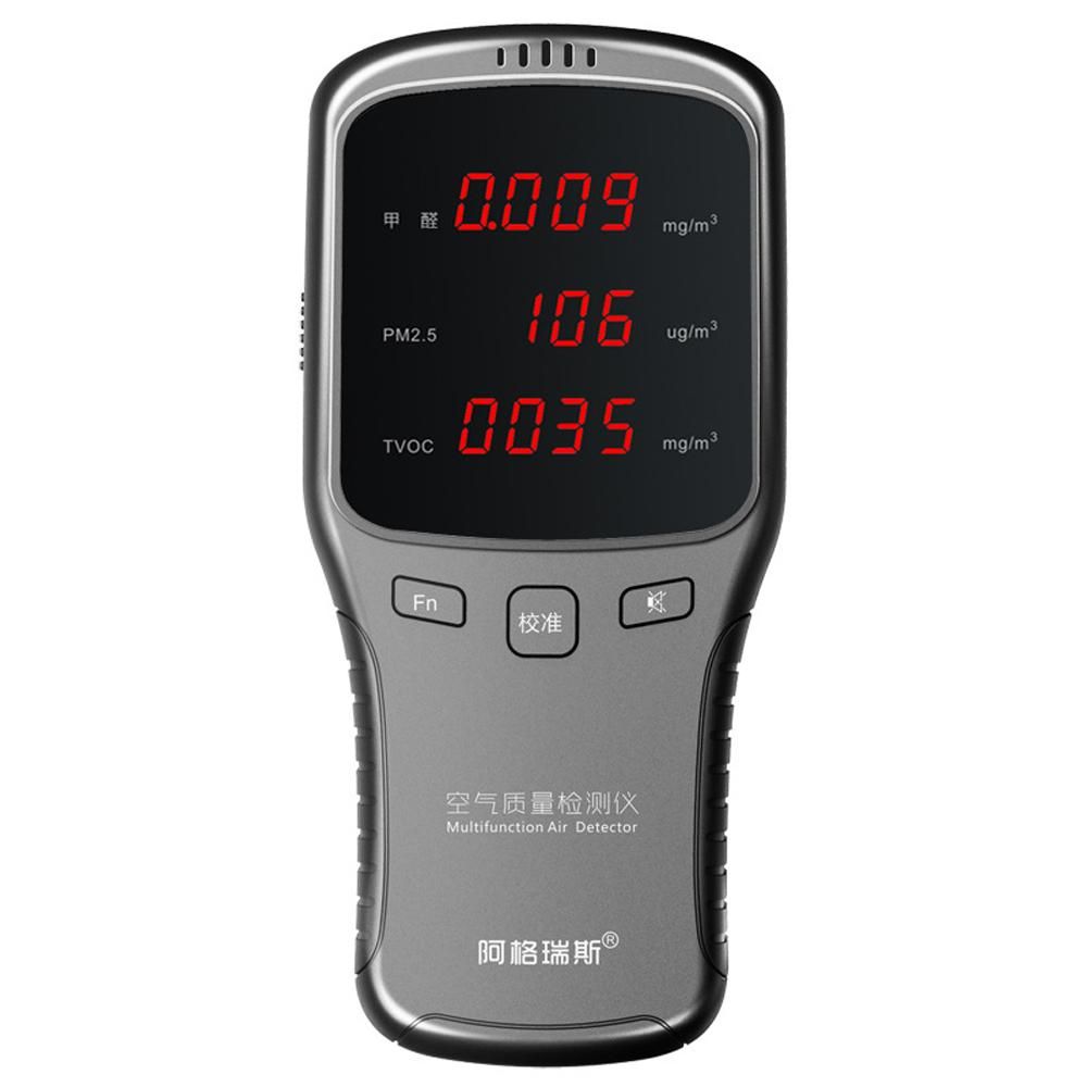 Digital Display Formaldehyde Detector Air Quality Analyzer TVOC HCHO PM1.0/PM2.5/PM10 Tester
