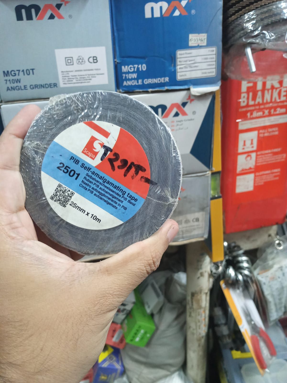 PIB Self Amalgamating Tape-25mmx10M Perfect for Weatherproofing Cable Connections
