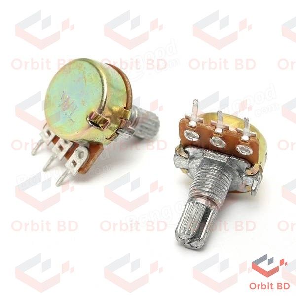 Panel Mount 1M Ohm Linear Potentiometer- 5Pcs