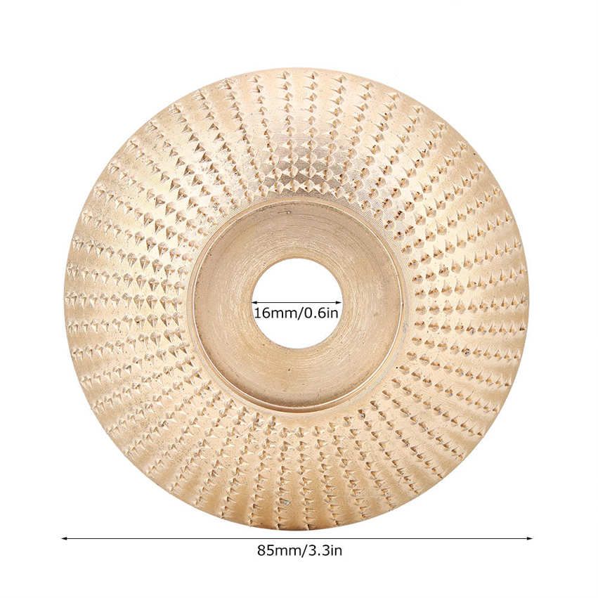 Polishing Wheel for Grinder 85mm Sanding Arc Disc Gold Grinding Shaping Angle Wood Rotating Tool