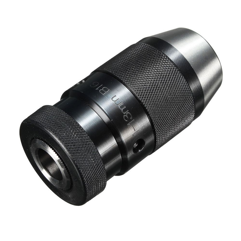 Powerful tool B16 Keyless Lathe Drill Chuck Self Tighten Heavy Duty Taper 1-13mm 1/32"- 1/2"