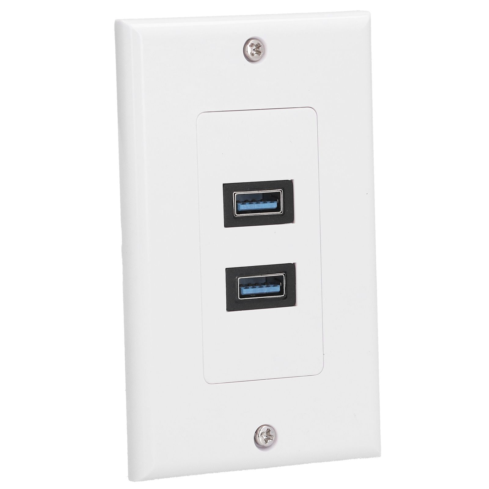 USB 3.0 Wall Plate Data Transmission 2 Port Component Composite