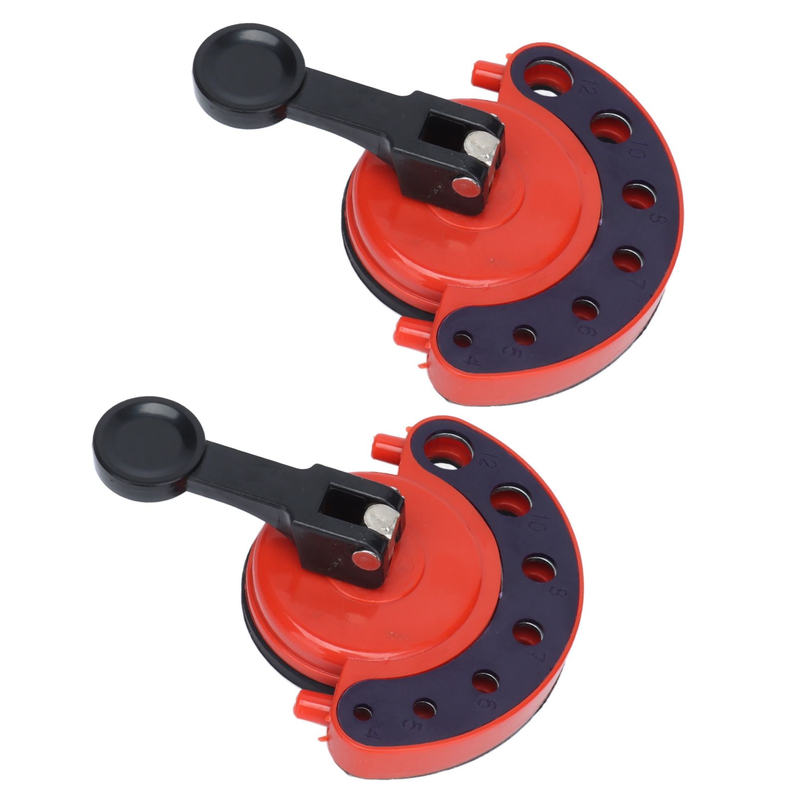 2Pcs Hole Saw Guide Adjust Muti-use Easy Operation Premium ABS Rubber Tile DC