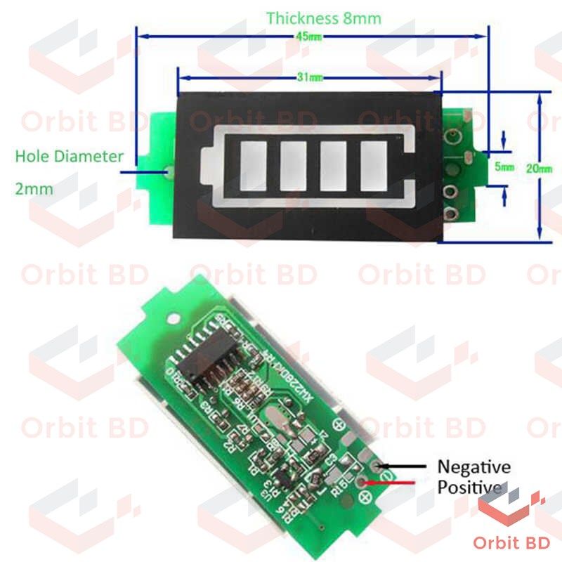 4 Digit Li-po Battery Indicator