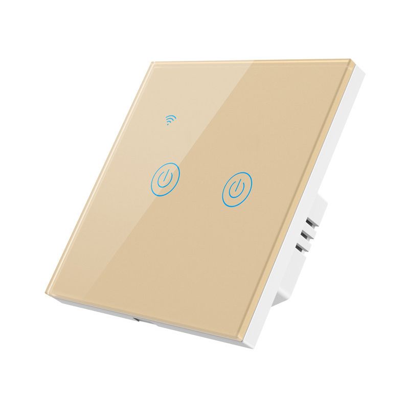 1/2/3/4 gang Zigbee Smart Touch Switch Home Wall Button for Alexa and Google Home Assistant EU Standard Smart Life APP Simple Fidelity design