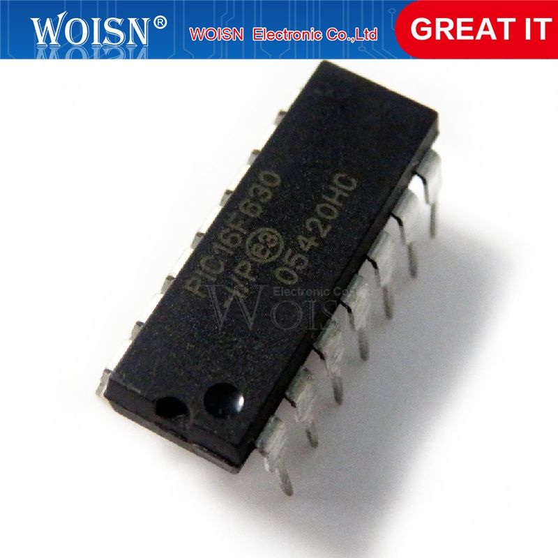 1pcs/lot PIC16F630-I/P DIP14 PIC16F630-I DIP PIC16F630 DIP-14 16F630 new and  IC In Stock