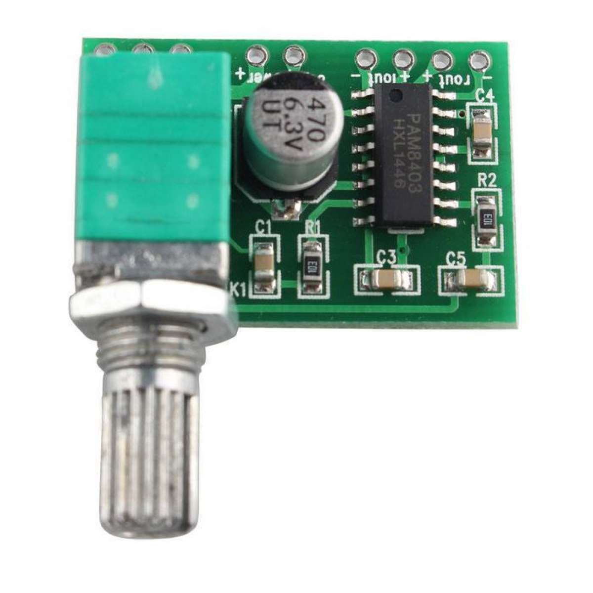 Pam8403 অ্যাম্প্লিফায়ার সাথে ভলিউম কন্ট্রোল
