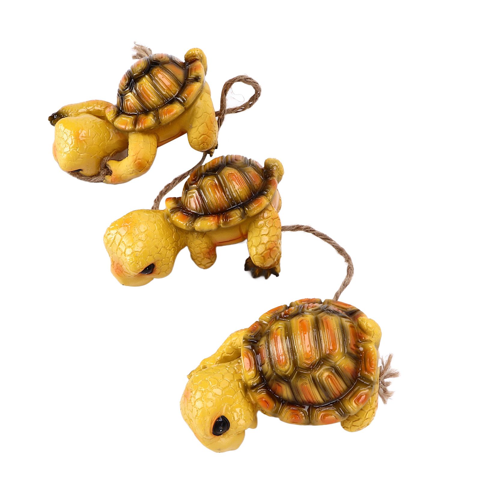 Tortoise Garden Decoration Synthetic Resin Simulation Miniature Turtles Figur LM