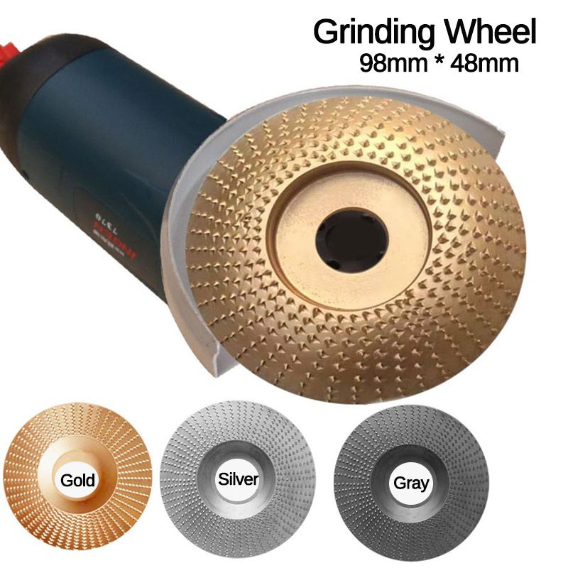 Helpful Type B Plane Gear Curved Grinding Wheel 50 (rmp) Tea Plate Sharpening Polishing Wheel 98mm * 48mm Wheel for Angle Grinder