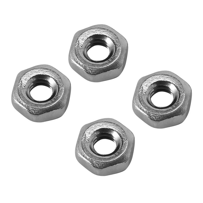 JAERBEE Metric M2 Hex Nuts 304 Stainless Steel Fastener DIN934 100pcs for Bolt