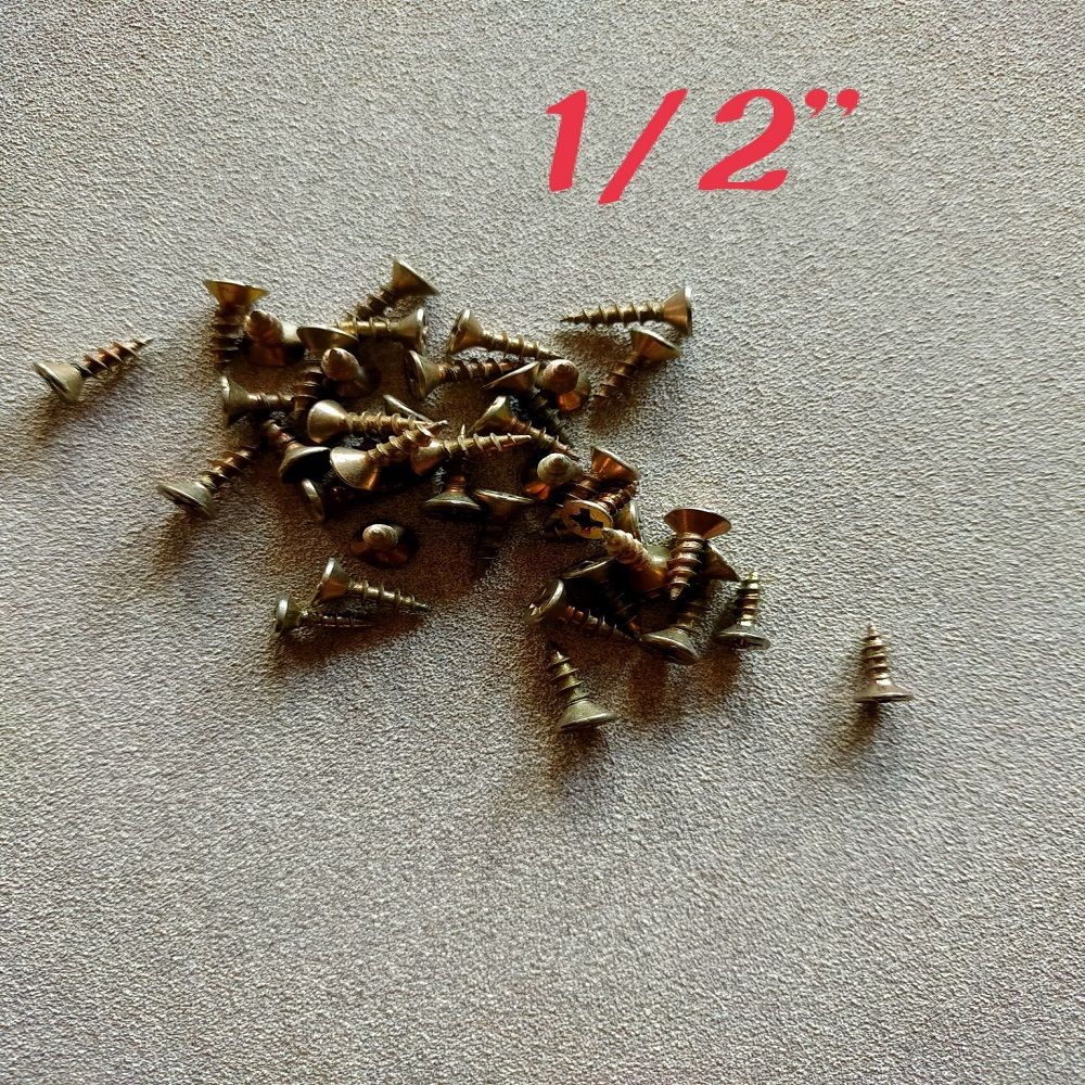 Screw Star Golden 1/2" or 0.5" - 25 Pics