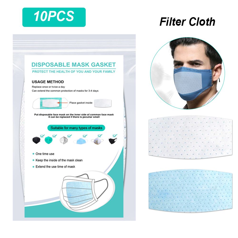 10PCS Fliter 3-Layer Protection Dustproof Mouth Fliters