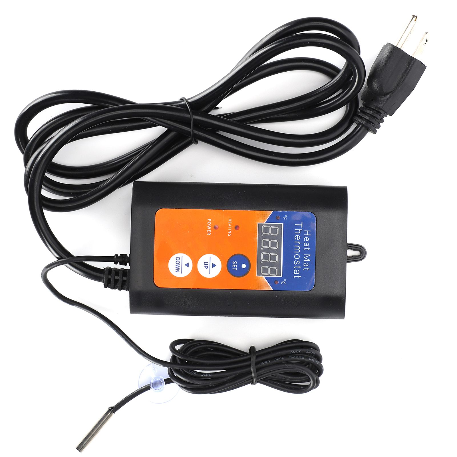 1000W 8.3A LCD Digital Temperature Controller Thermostats 41-108°F US Plug 120V