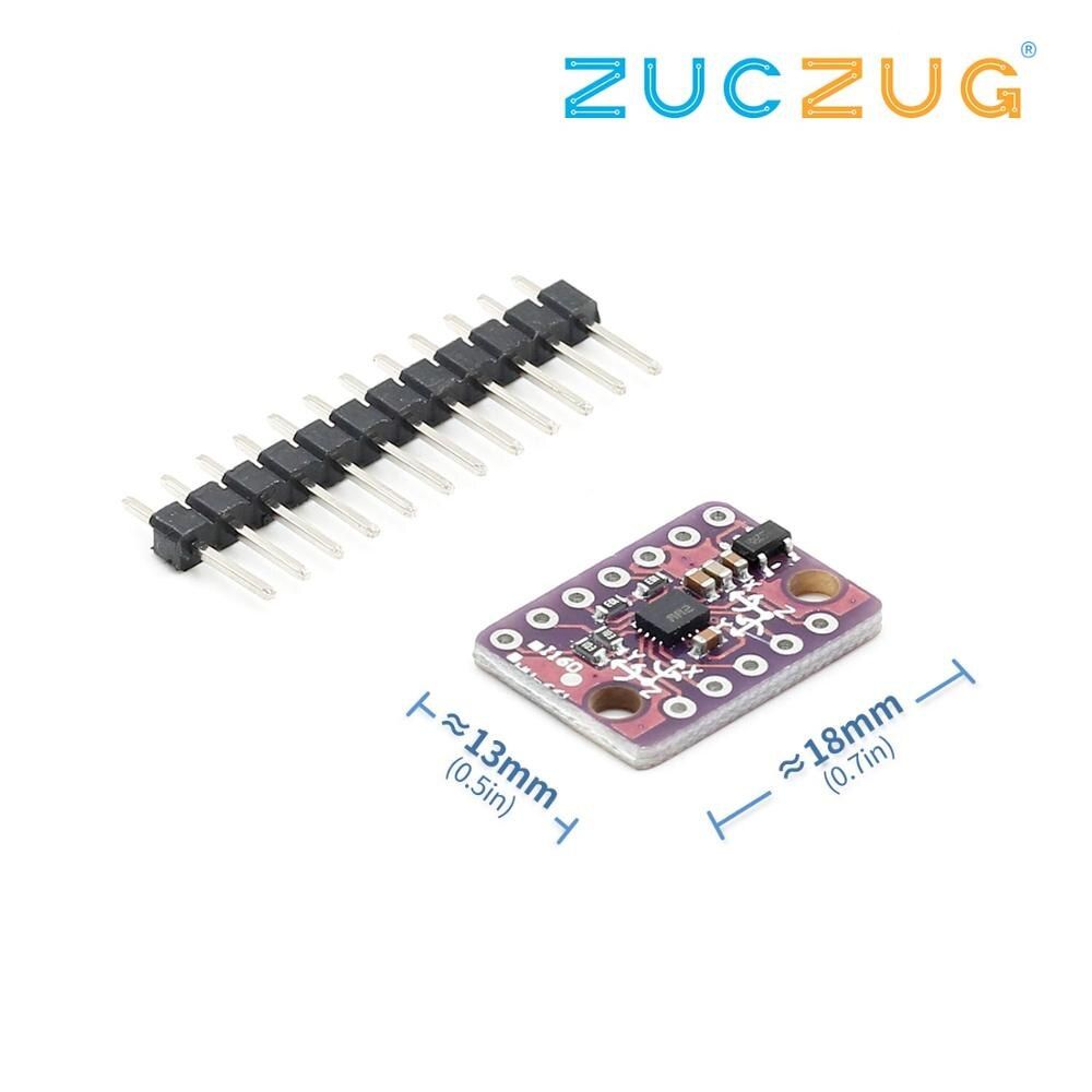 BMI160 GY-BMI160 6DOF 6-axis Rate Gyro Gravity Accelerometer Sensor Module IIC I2C SPI Communication Protocol 3-5V