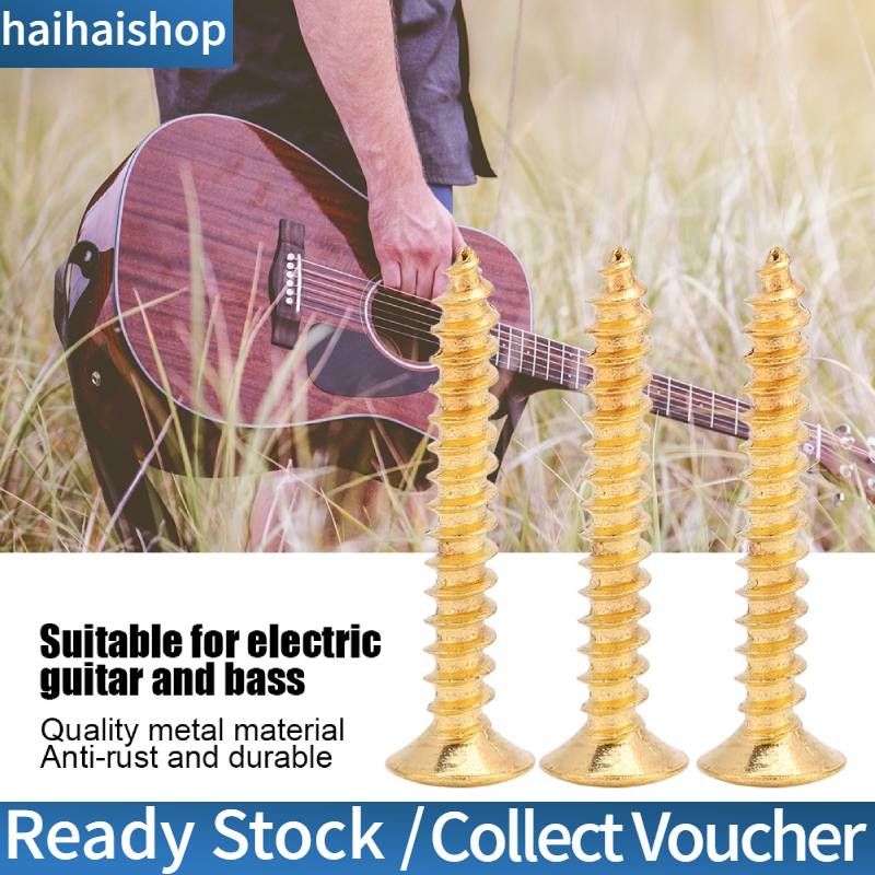 50PCS Humbucker Pickup Ring Mounting Screws Frame Surround M3*22