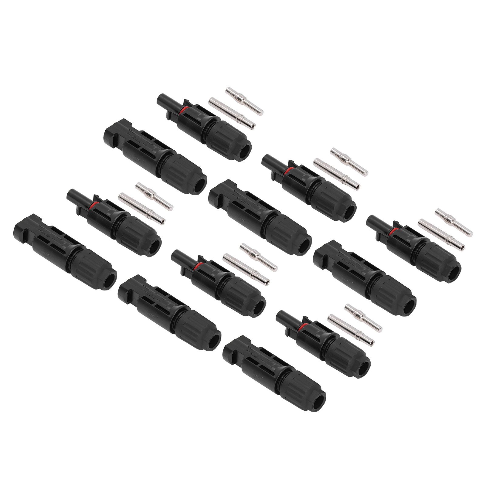 6 Sets Solar Connector Male Female Waterproof PV Panel Cable Plug IP67 30A 1500V