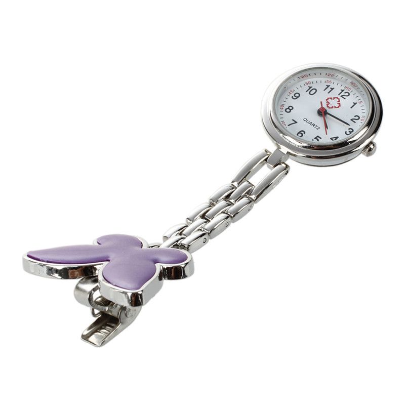 pocket watch - Nurses Wacht art rate monitor pocket watch Quartz erfly Tme