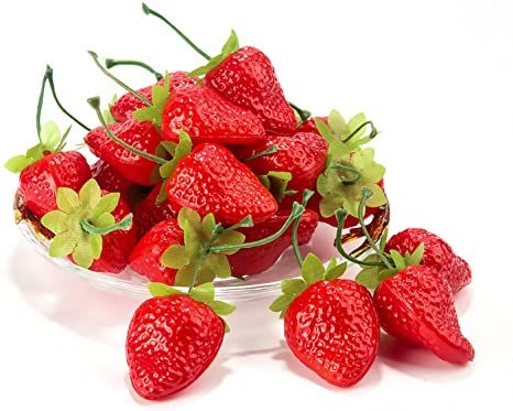 20 Pcs Natural Sweet Red Strawberry Seeds - 20 Pcs Seeds