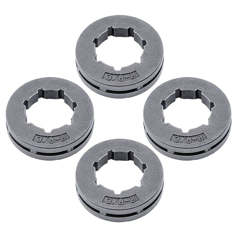 4Pcs 3/8 inch 8T Sprocket Rim for STIHL 064 066 088 090 MS660 MS880 Husqvarna 394 395 Chainsaw