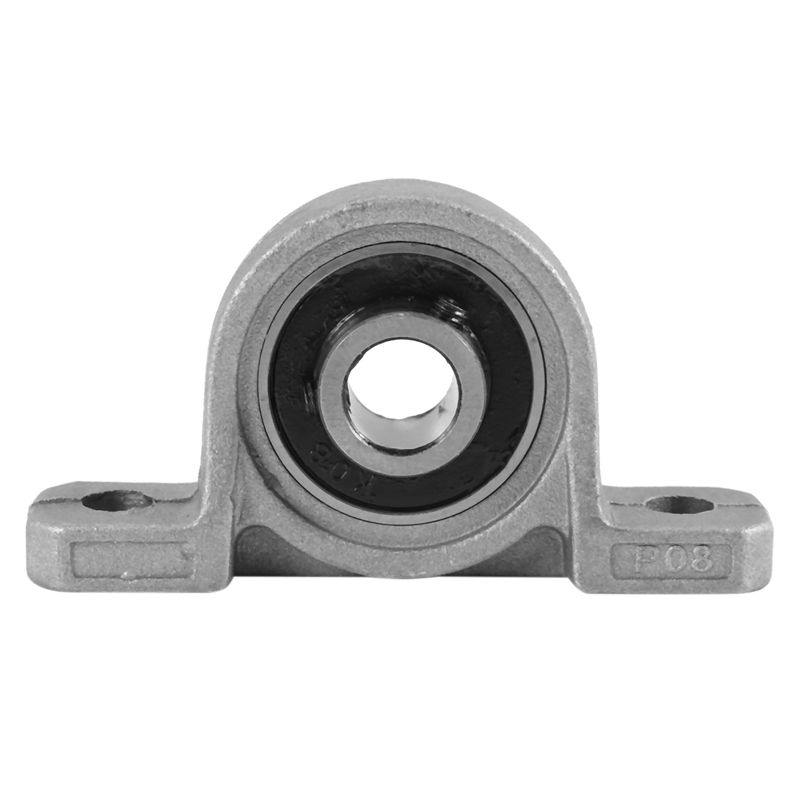 4Pcs KP08 Pillow Block Mounted Ball Bearing (8mm Bore) Zinc Alloy